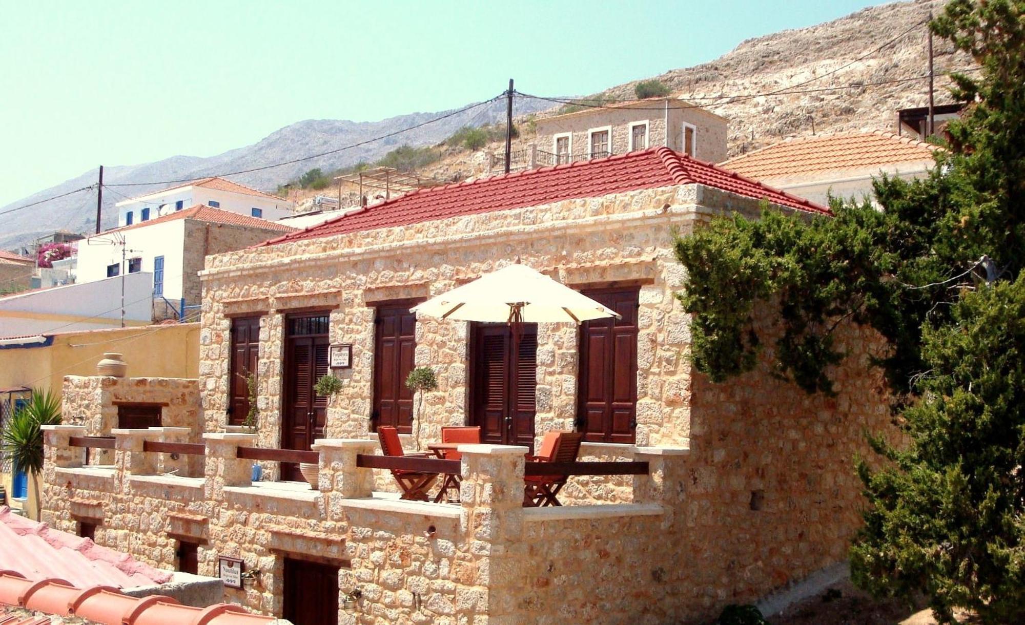 Bright Sun Villas Chalki Town Luaran gambar